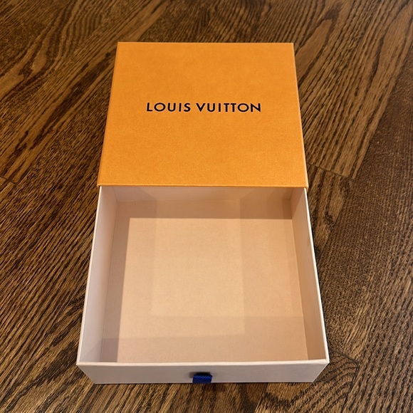 Louis Vuitton Yellow Gold Orange Blue Empty Small Accessories Gift Box - Picture 10 of 13